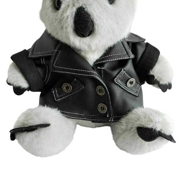 Koala Motorcycle Jacket Plush Plushie Stuffed Animal Build A Bear Workshop BABW - Picture 3 of 9